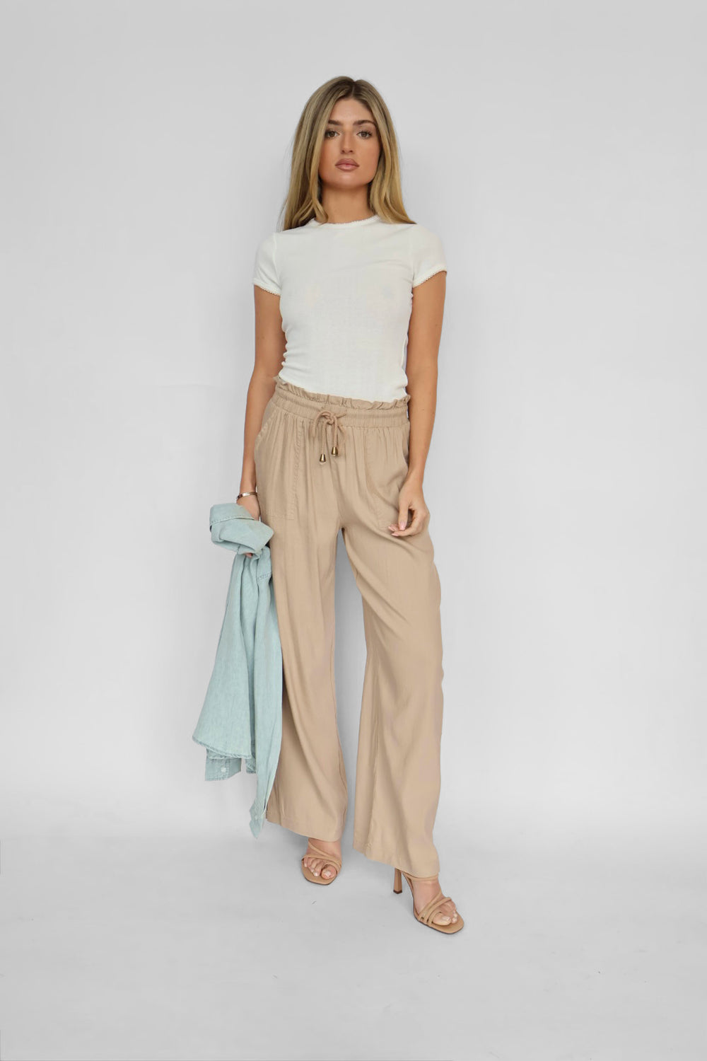 Pre Order Stormi Linen Drawstring Pants