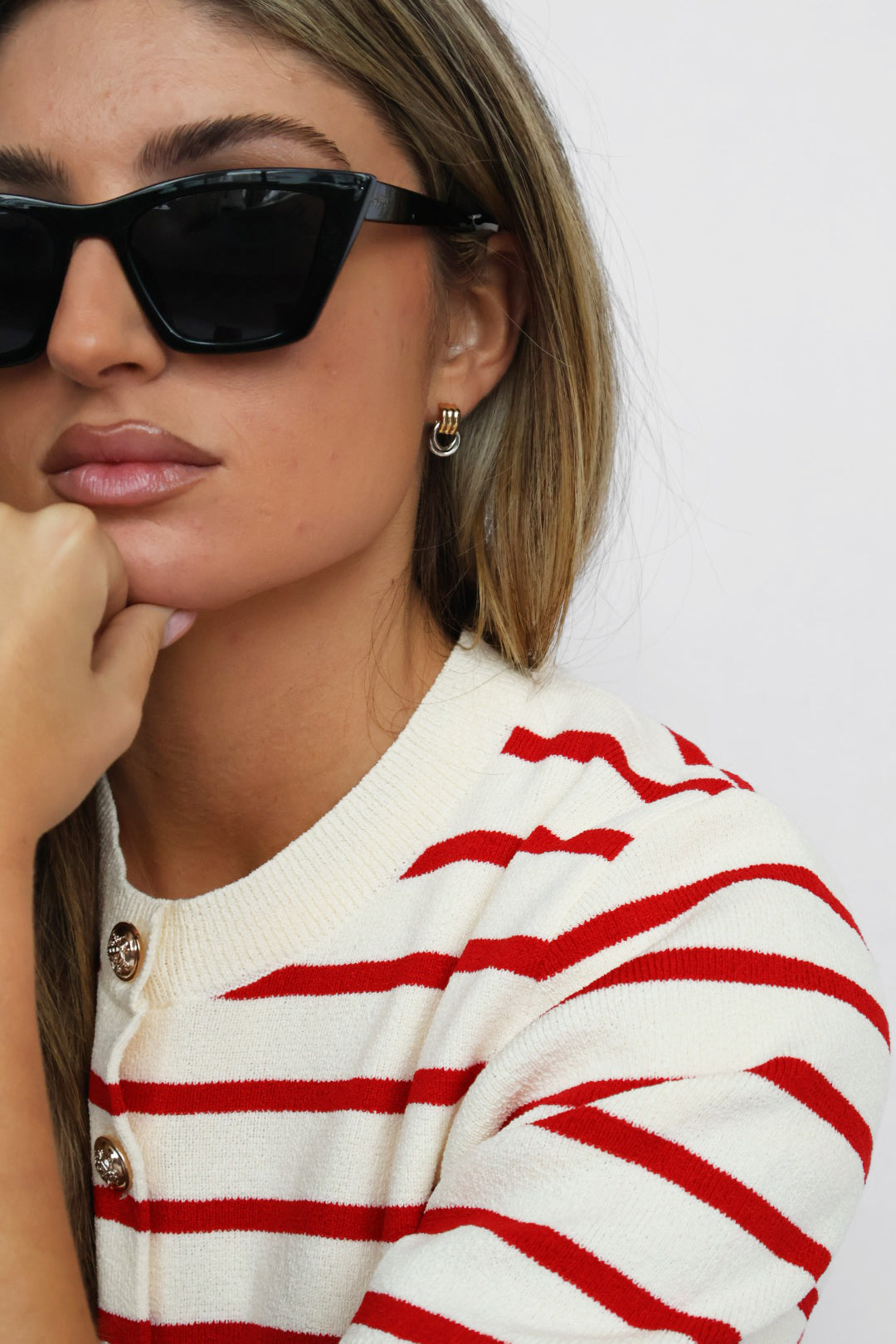 Gold Dipped Two Tone Studs