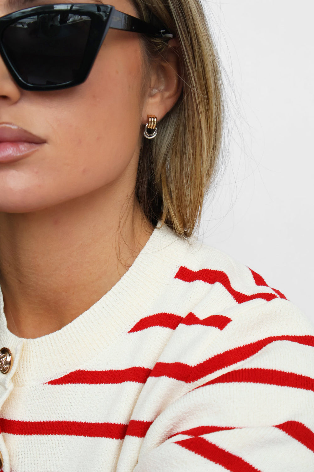 Gold Dipped Two Tone Studs