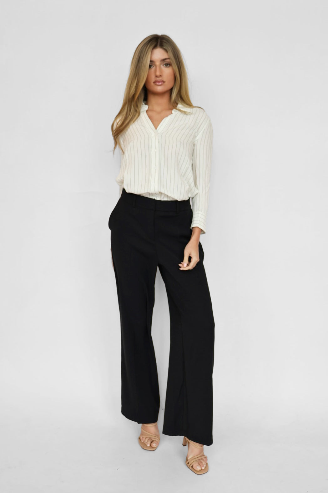 Pinstripe Button Down