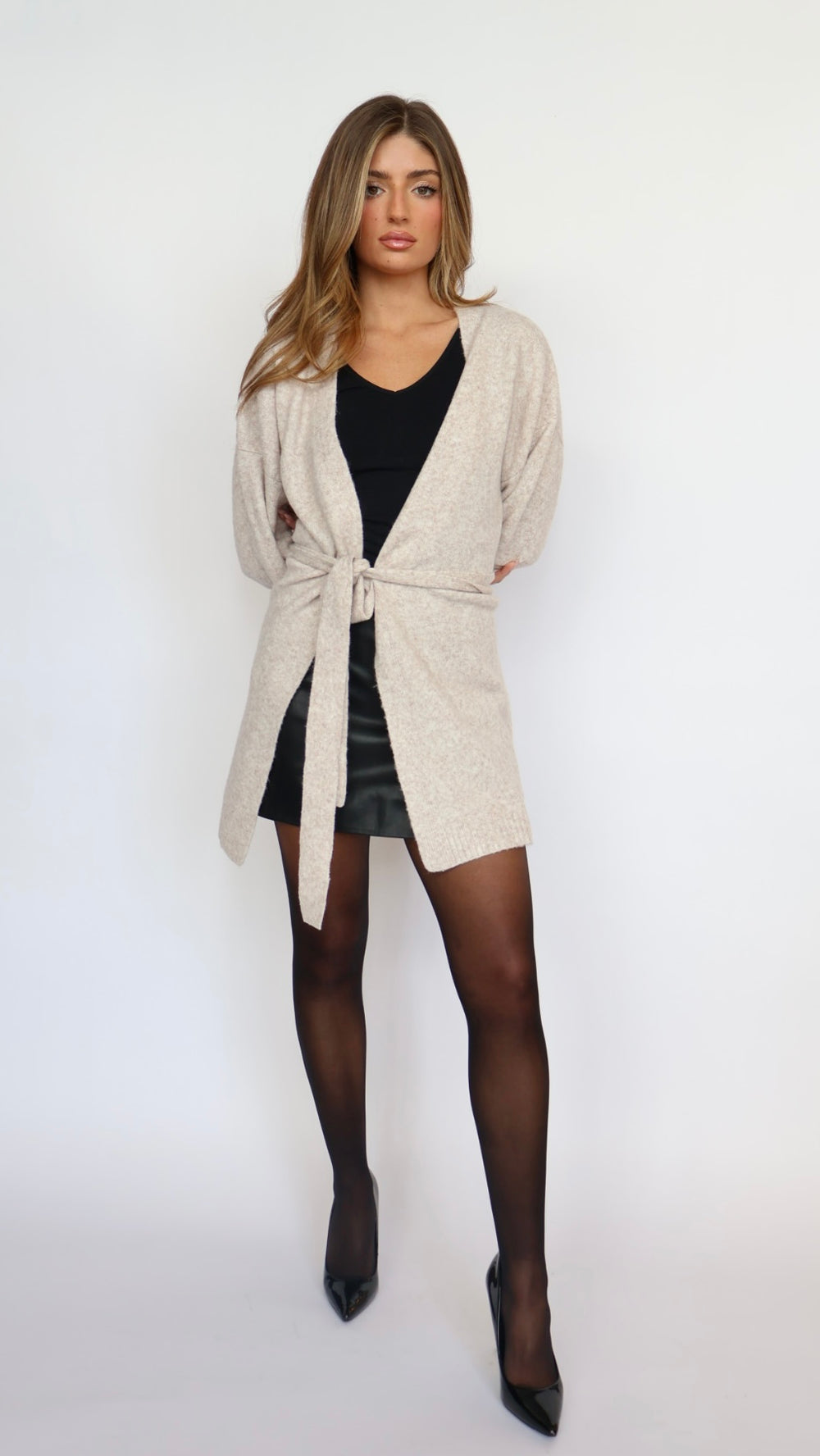 Everyday Mid-Thigh Wrap Cardigan