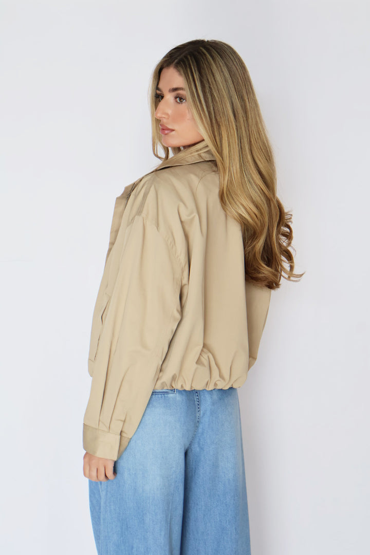 Crop Trench Coat