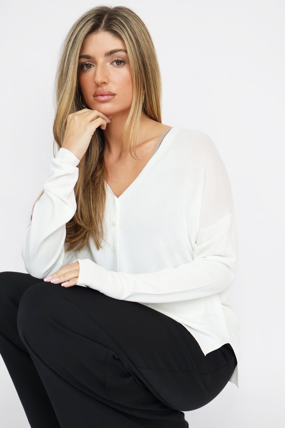 Fine Knit Cardigan