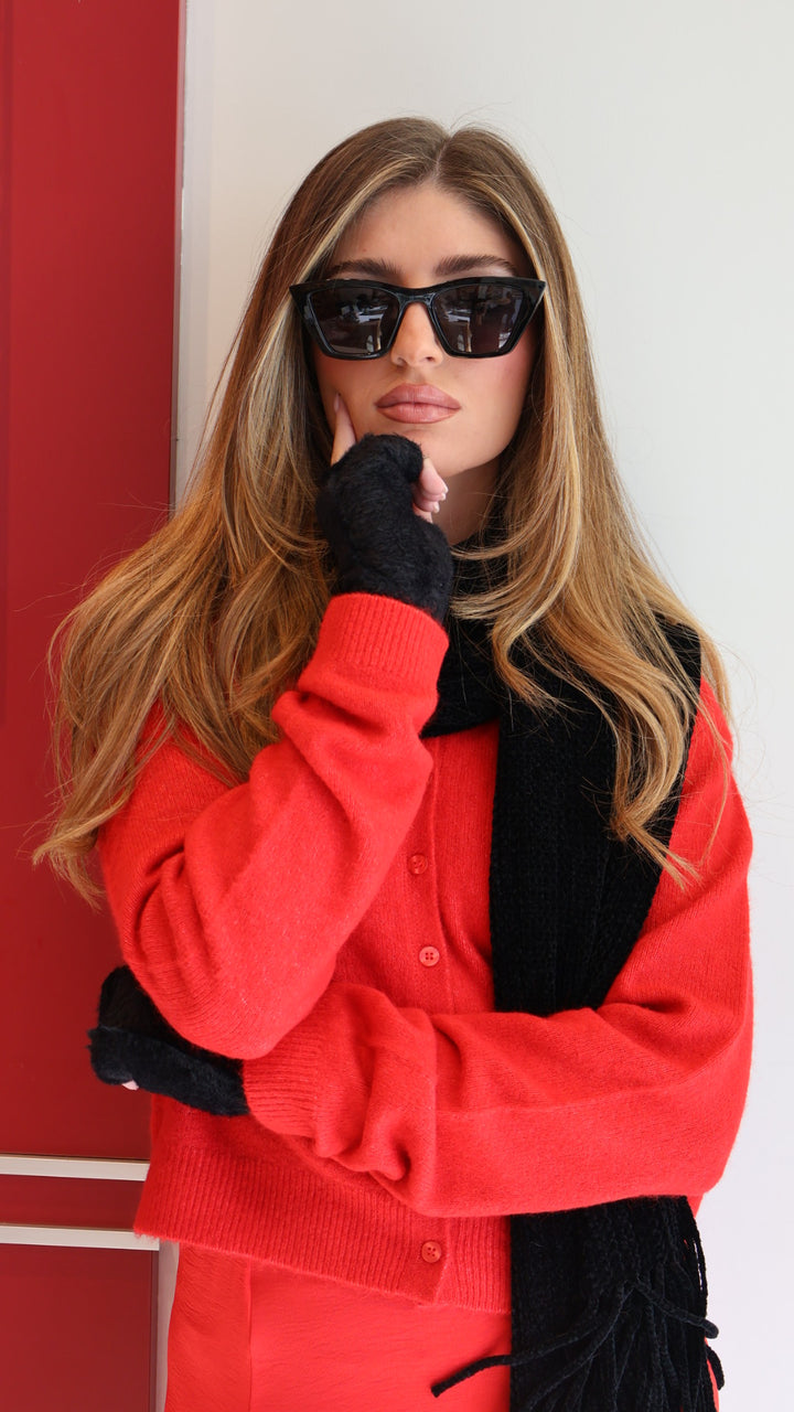 Plush Fingerless Gloves