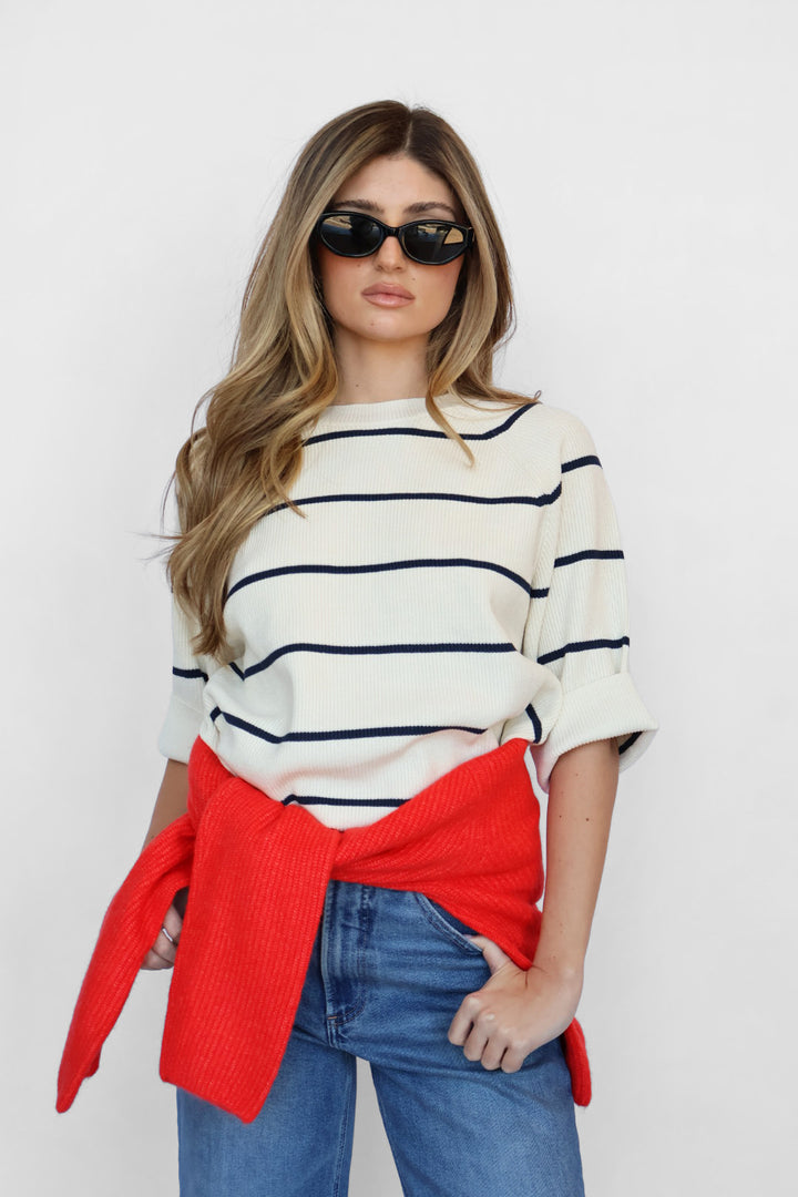 Stripe Transitional Sweater
