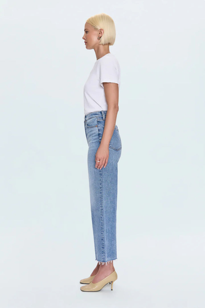 Pistola Lana High Rise Crop Ultra Wide Leg - Bistro