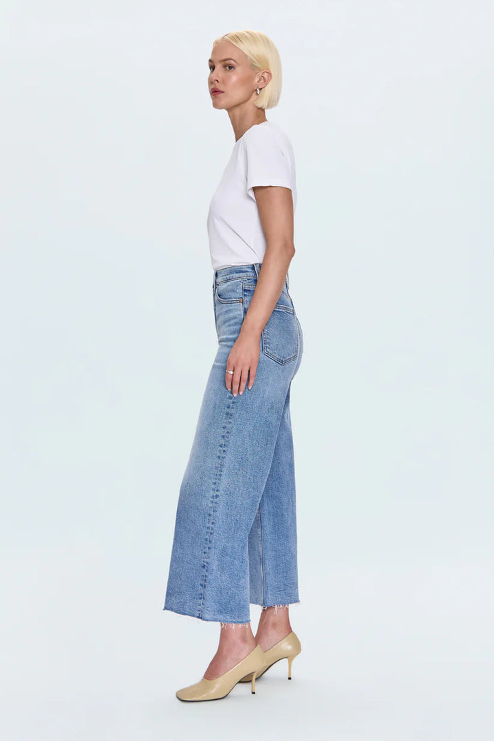 Pistola Lana High Rise Crop Ultra Wide Leg - Bistro