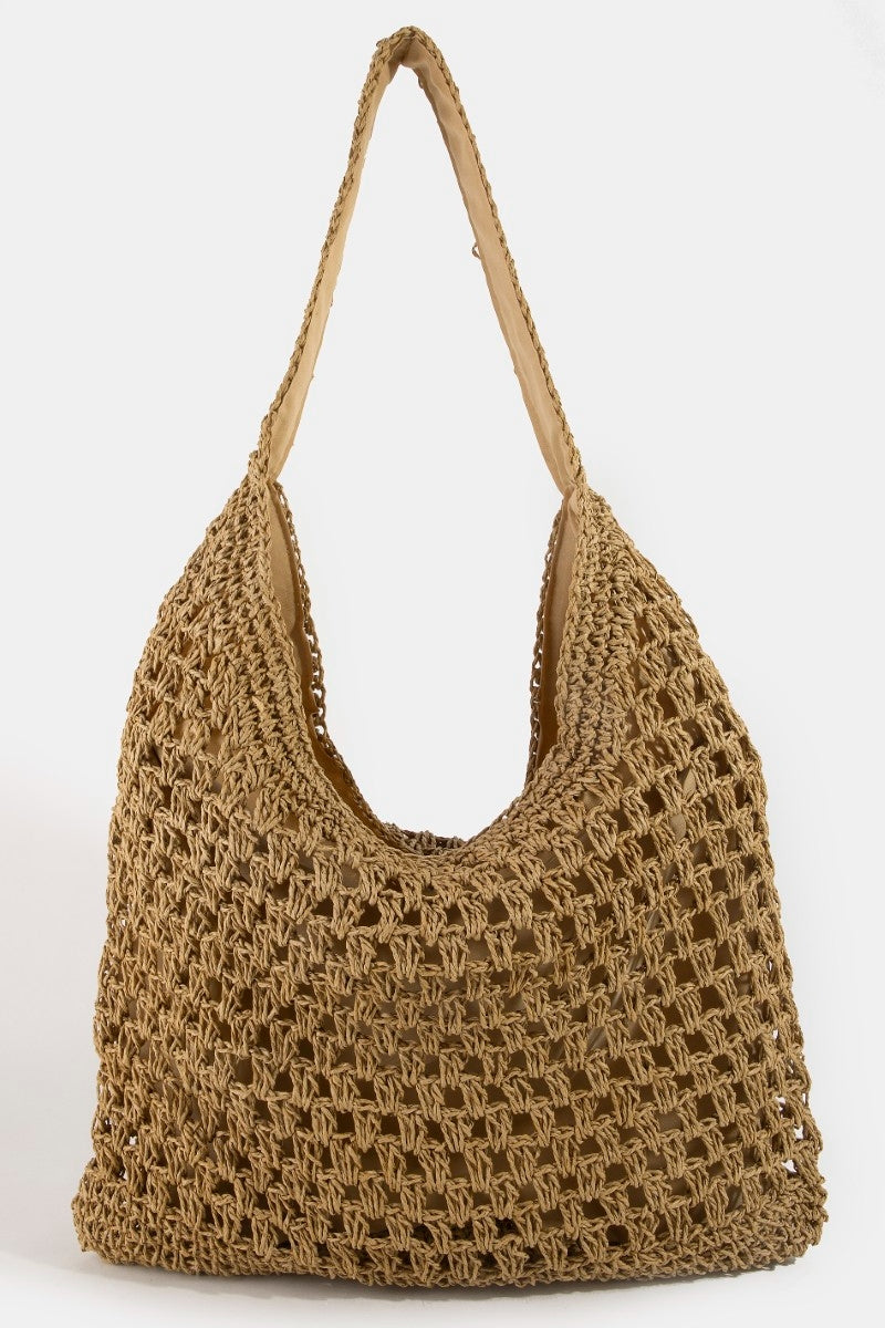 Preorder Straw Large Shoulder Bag