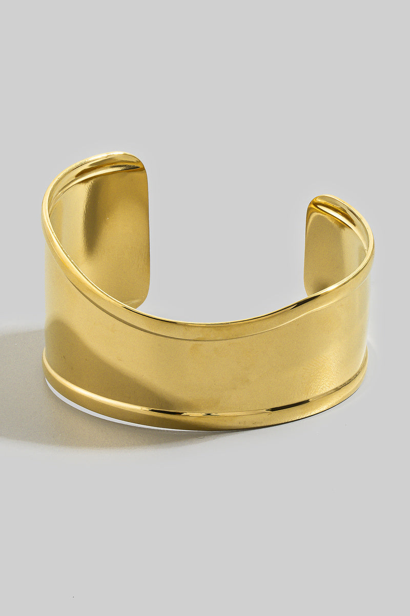 Preorder Wide Smooth Open Cuff Bracelet