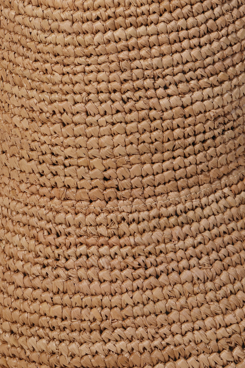 Braided Raffia Bucket Hat