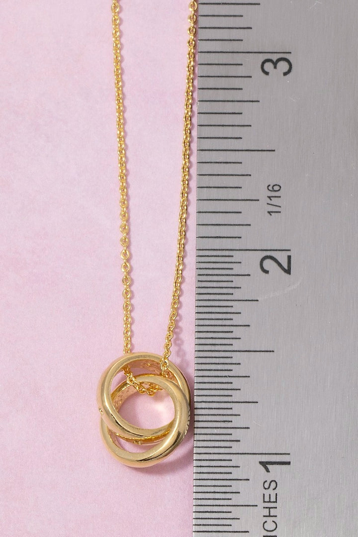 Preorder Knotted Hoops Pendant Necklace
