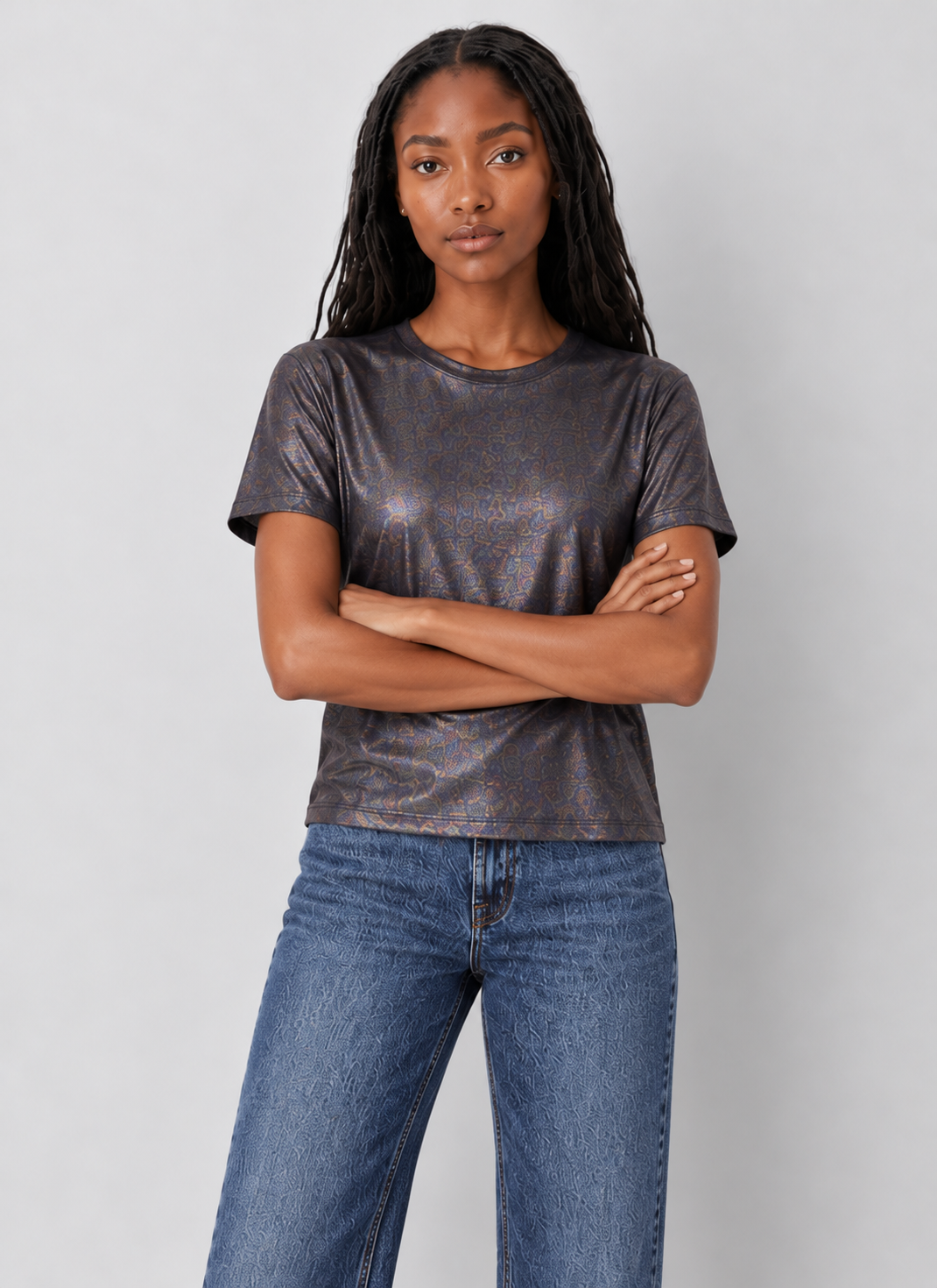 Dear John Shyama Metallic Tee