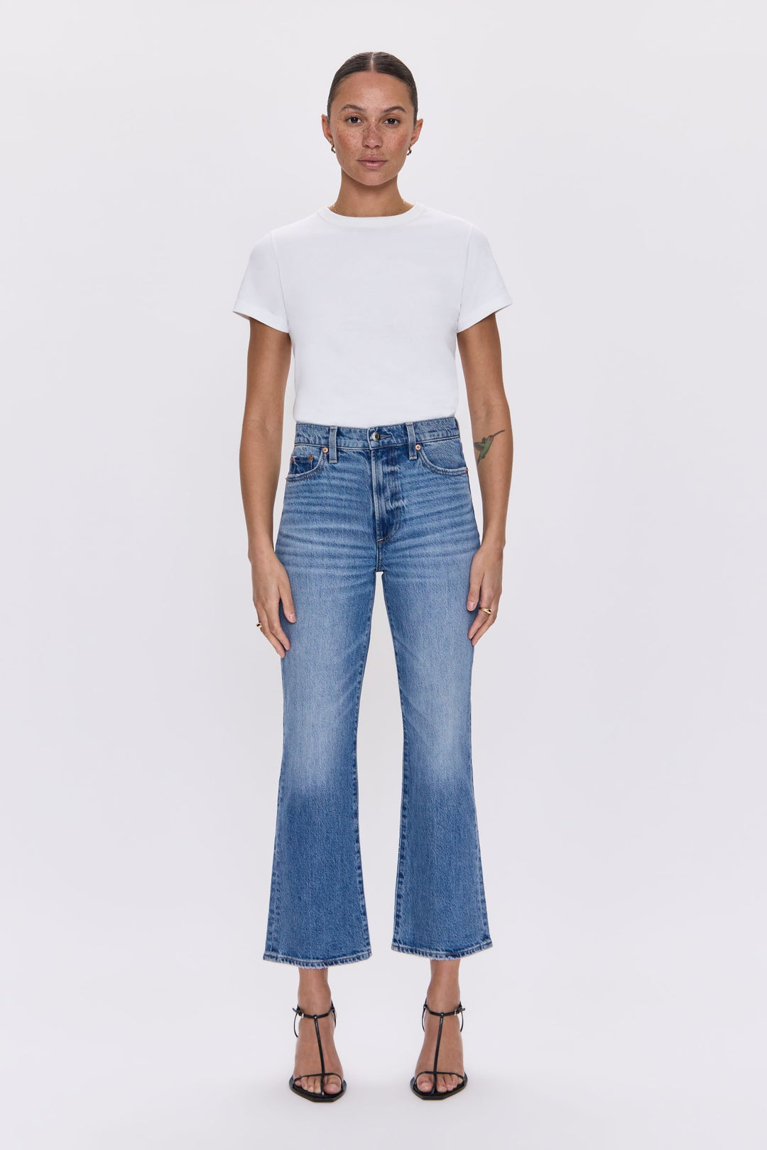 Pistola Ally High Rise Vintage Ankle Bootcut Jeans - Charleston