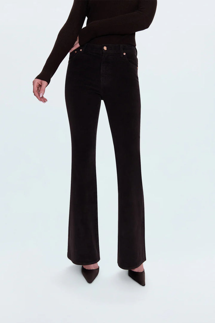 Pistola Kinsley Mid Rise Ultra Flare Pant - Mocha