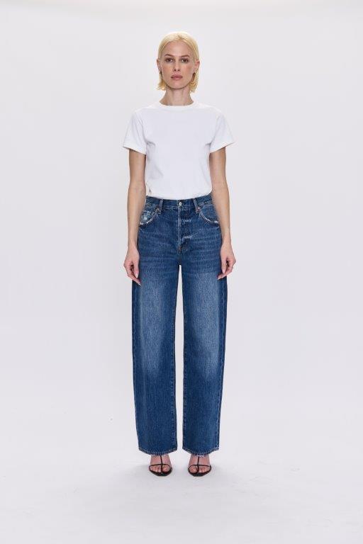 Pistola Tate High Rise Bowed Wide Leg - Fulton