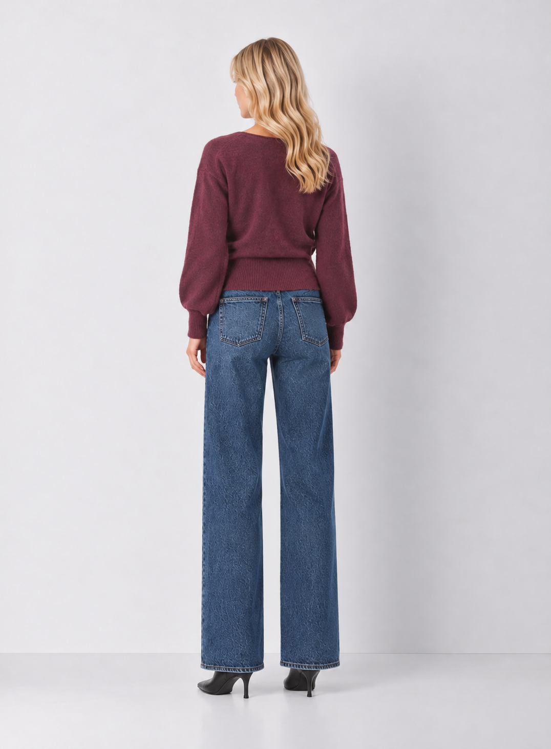 Preorder V Neck Wrap Sweater