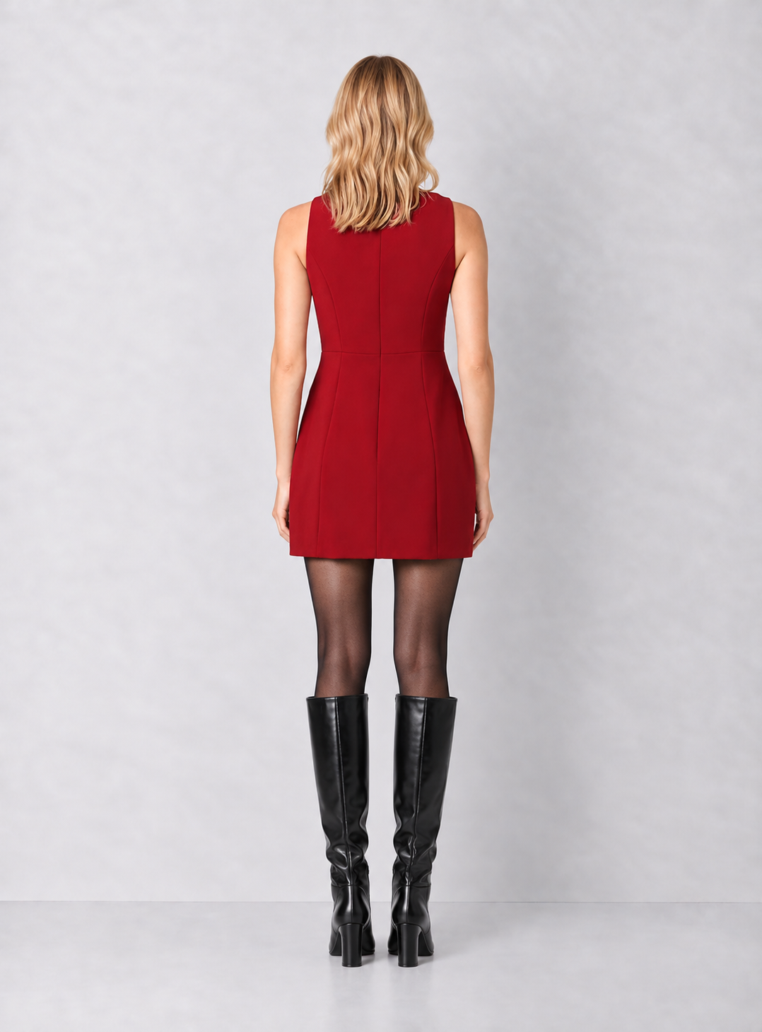 French Connection Whisper Boatneck Mini Dress