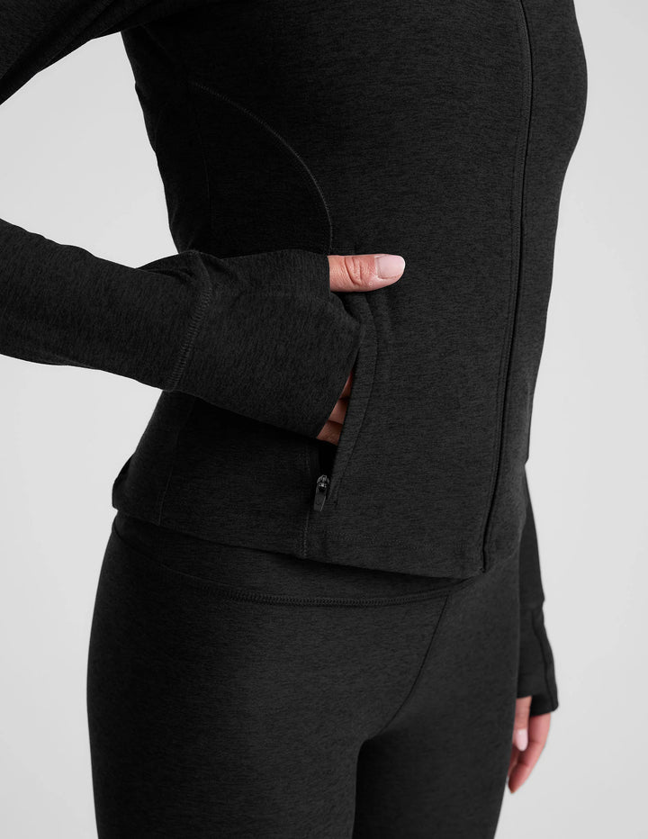 Beyond Yoga: Spacedye Trails Active Jacket