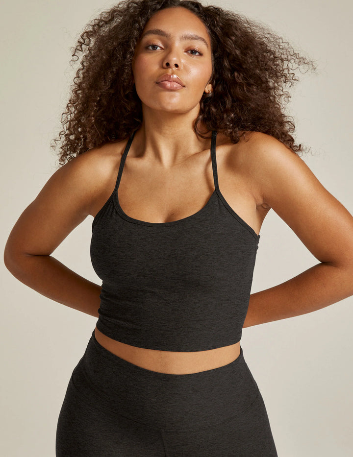 Beyond Yoga: Spacedye Slim Racerback Cropped Tank