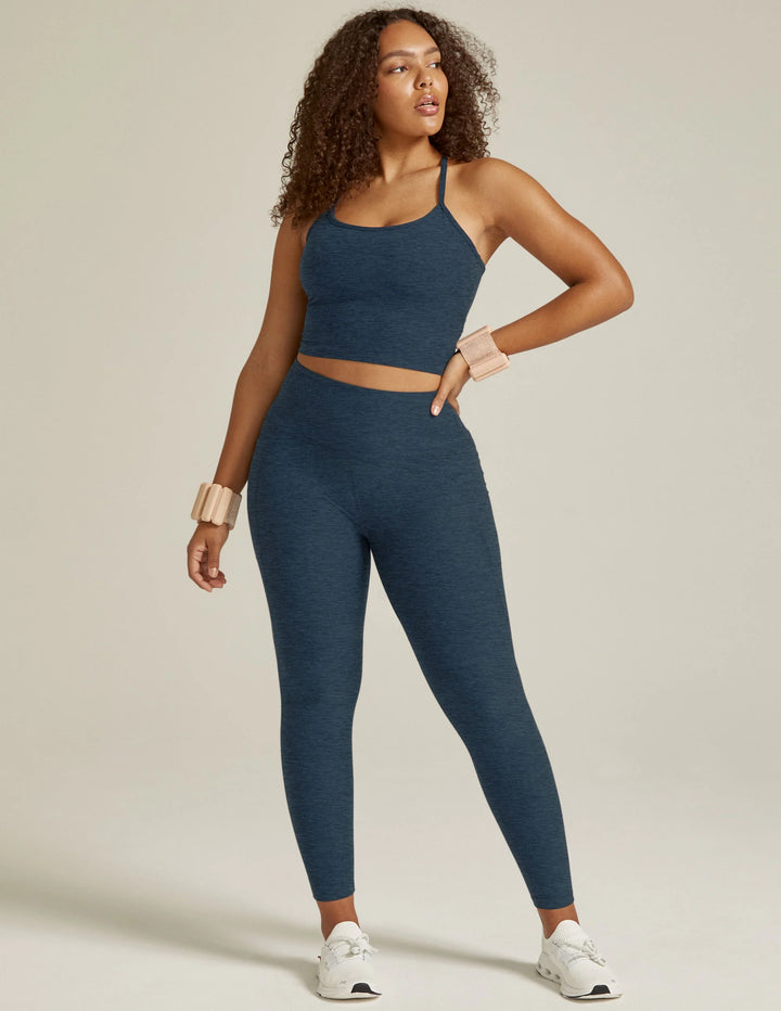 Beyond Yoga: Spacedye Slim Racerback Cropped Tank