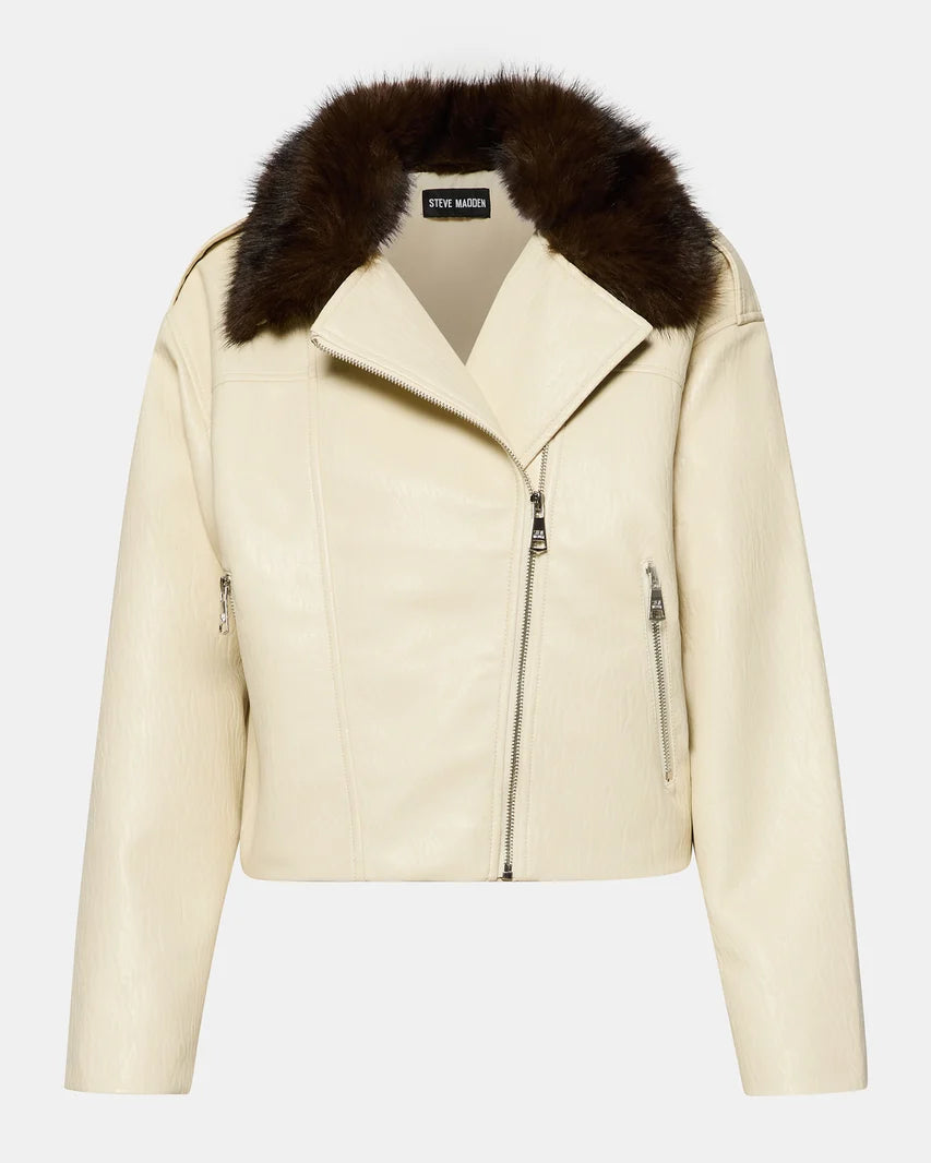 Steve Madden Silas Faux Leather Jacket
