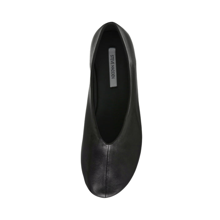 Preorder Steve Madden Cyntra Ballet Flat - Black Leather