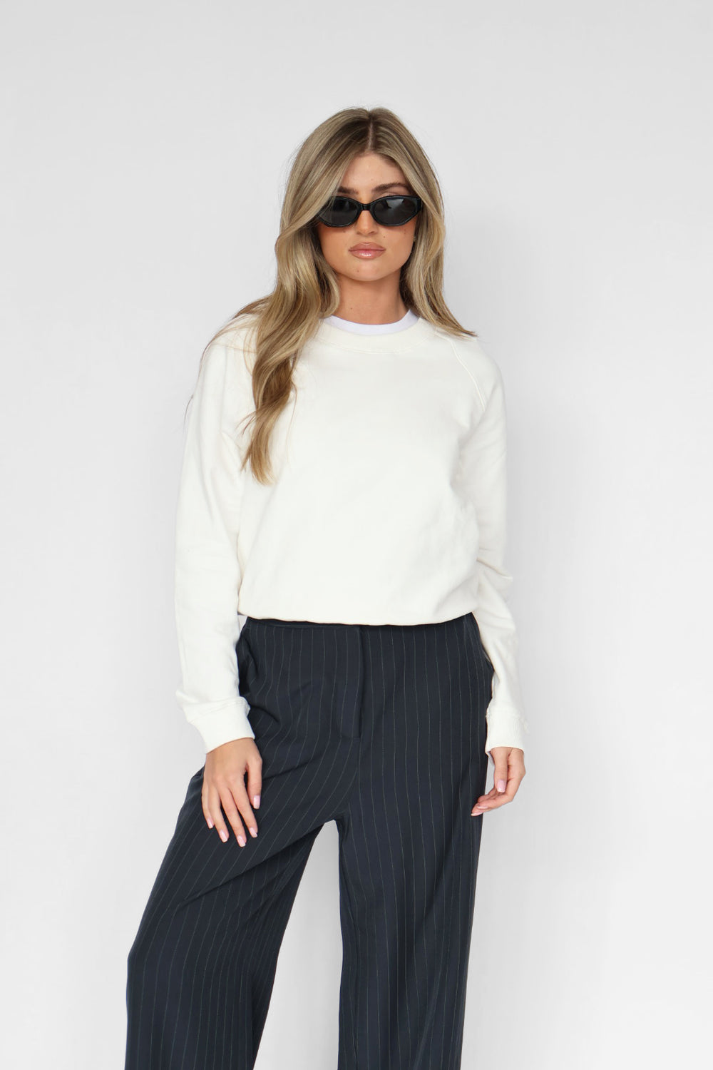 The Perfect Cotton Crew Neck Sweatshirt