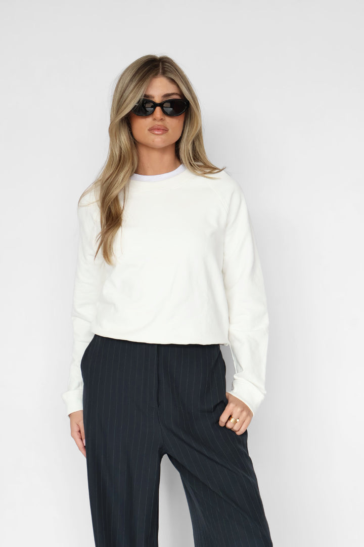 The Perfect Cotton Crew Neck Sweatshirt