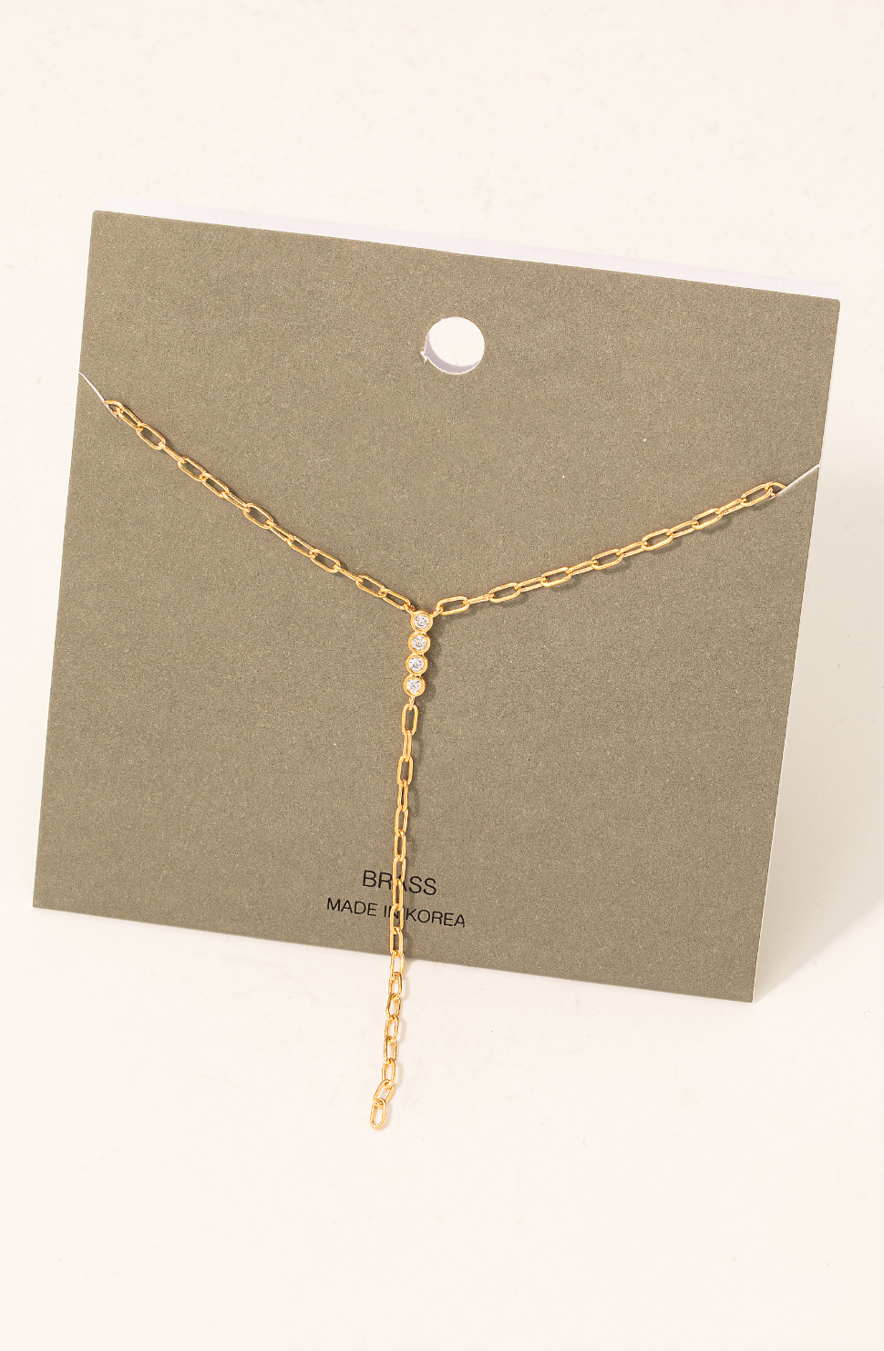 Kenny Lariat Chain Necklace