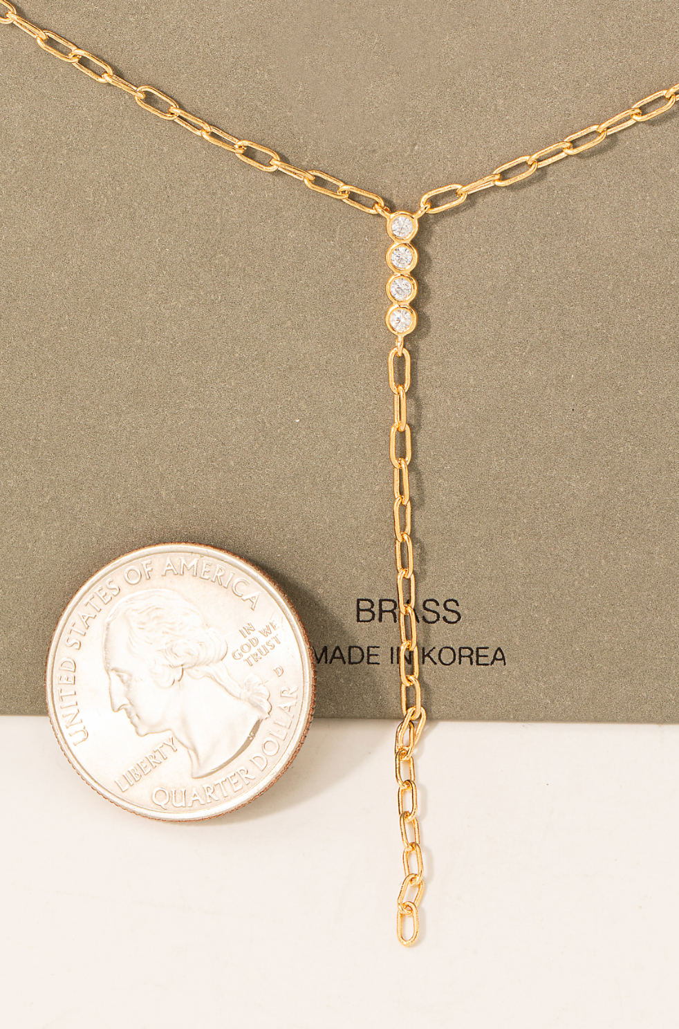 Kenny Lariat Chain Necklace