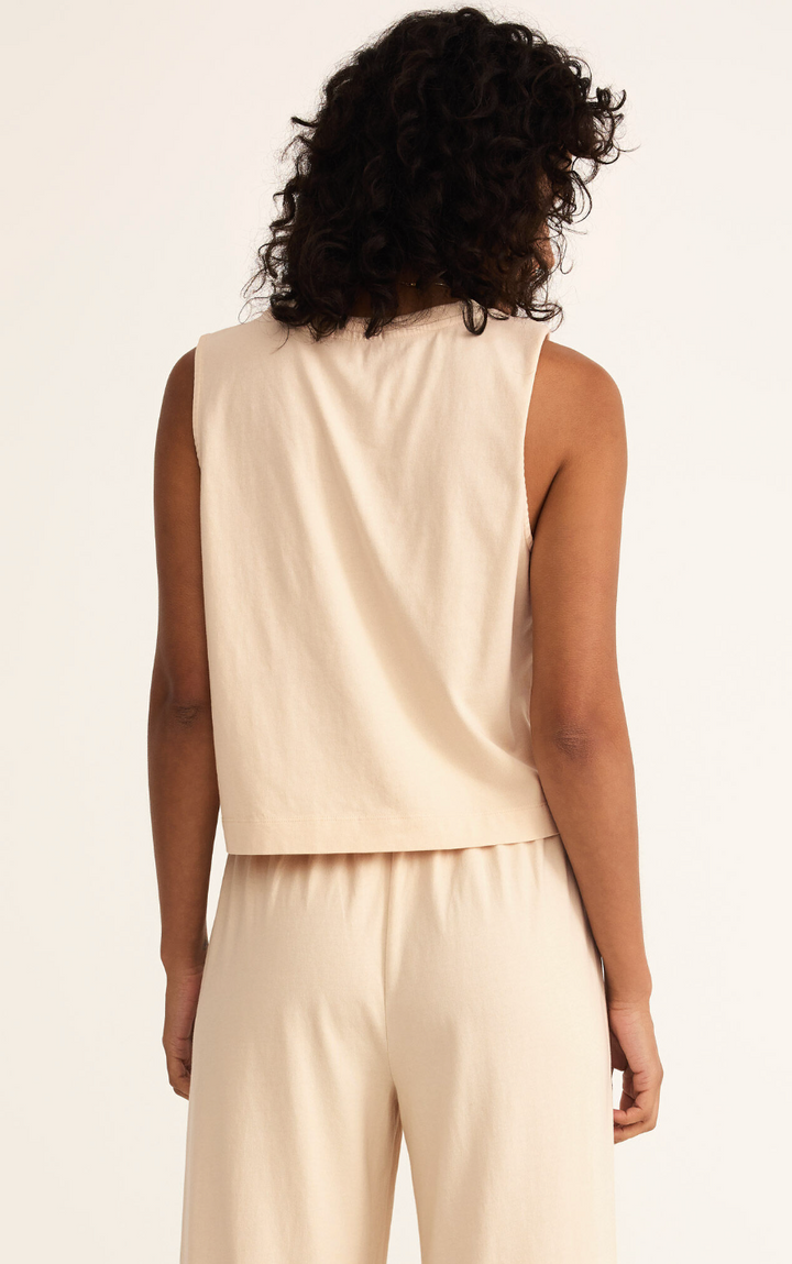 Sloane Jersey Muscle Tank Top