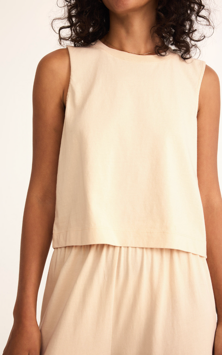 Sloane Jersey Muscle Tank Top