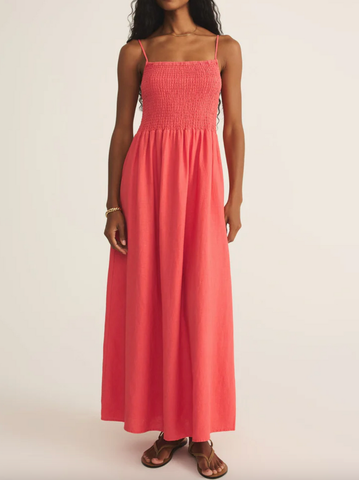 Bayside Linen Maxi Dress