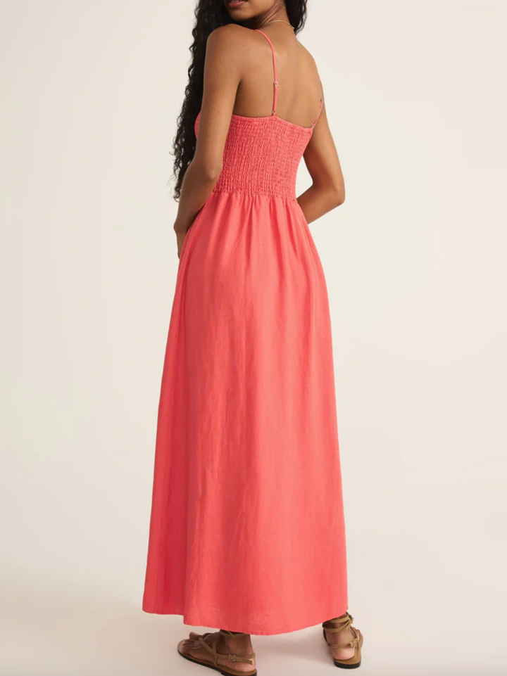 Bayside Linen Maxi Dress