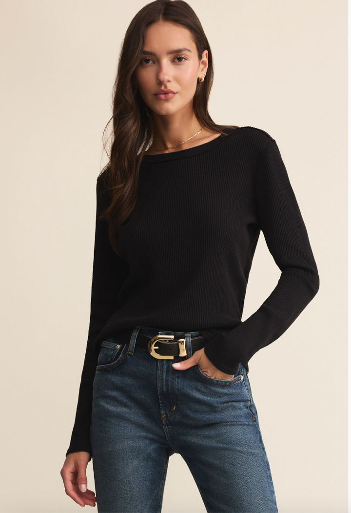 Z Supply Arlet Thermal Long Sleeve Top