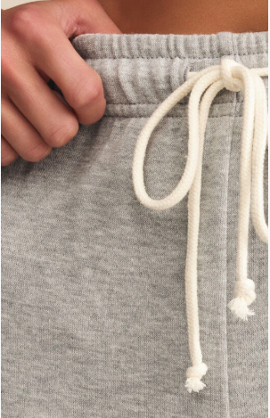 Z Supply Feeling The Moment Sweat Pant: Wide Leg Fleece Sweat Pant