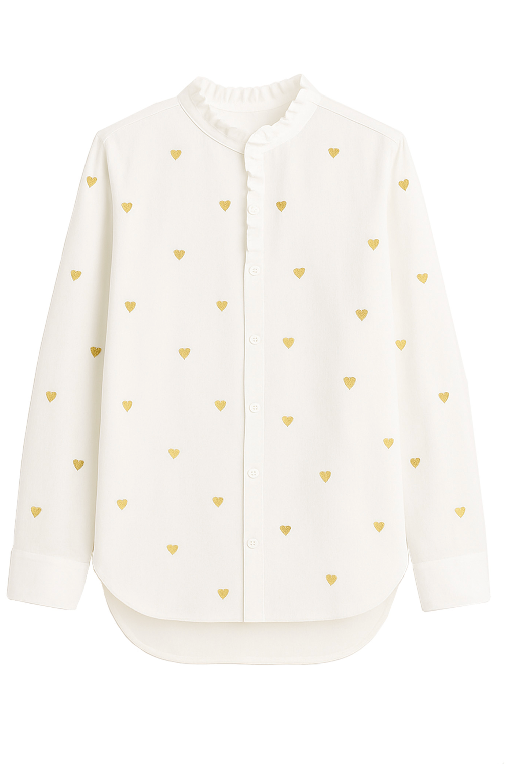 Another Love Dylan Ruffle Detail Button Front Top