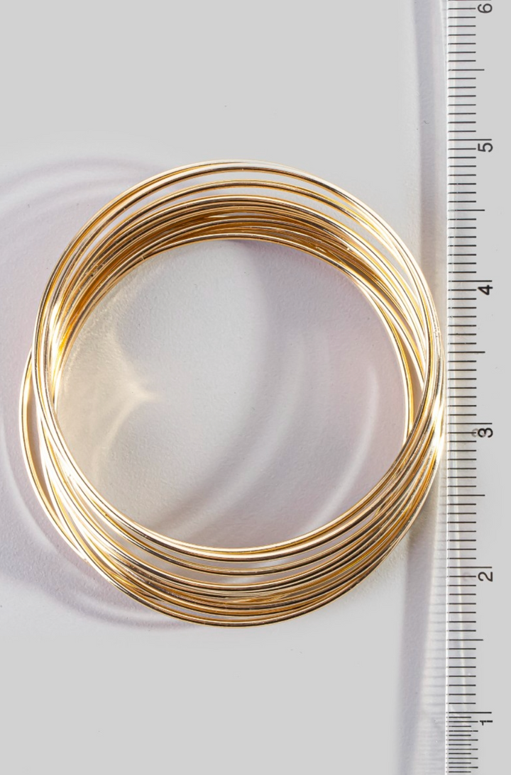 Thin Bangle Bracelet Set