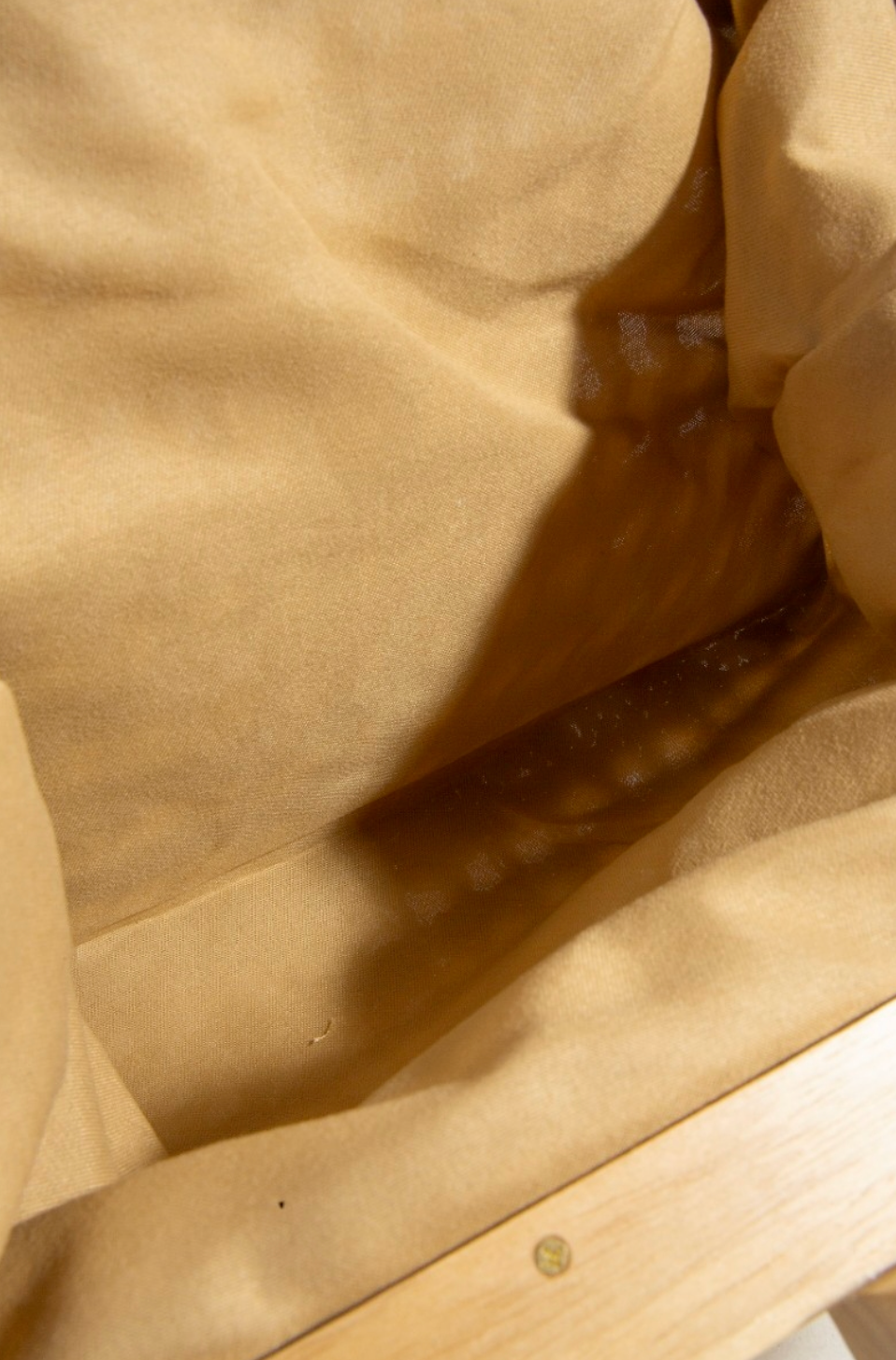 Straw Braided Wooden Top Frame Clutch Bag