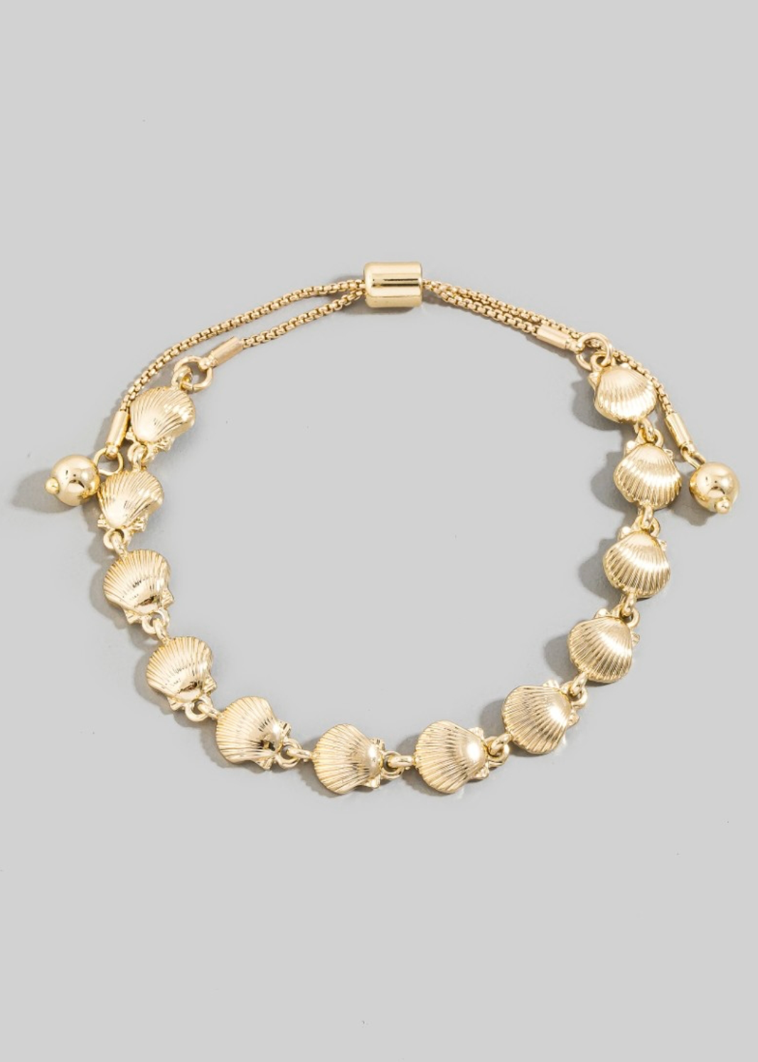 Sea Shell Link Chain Bracelet