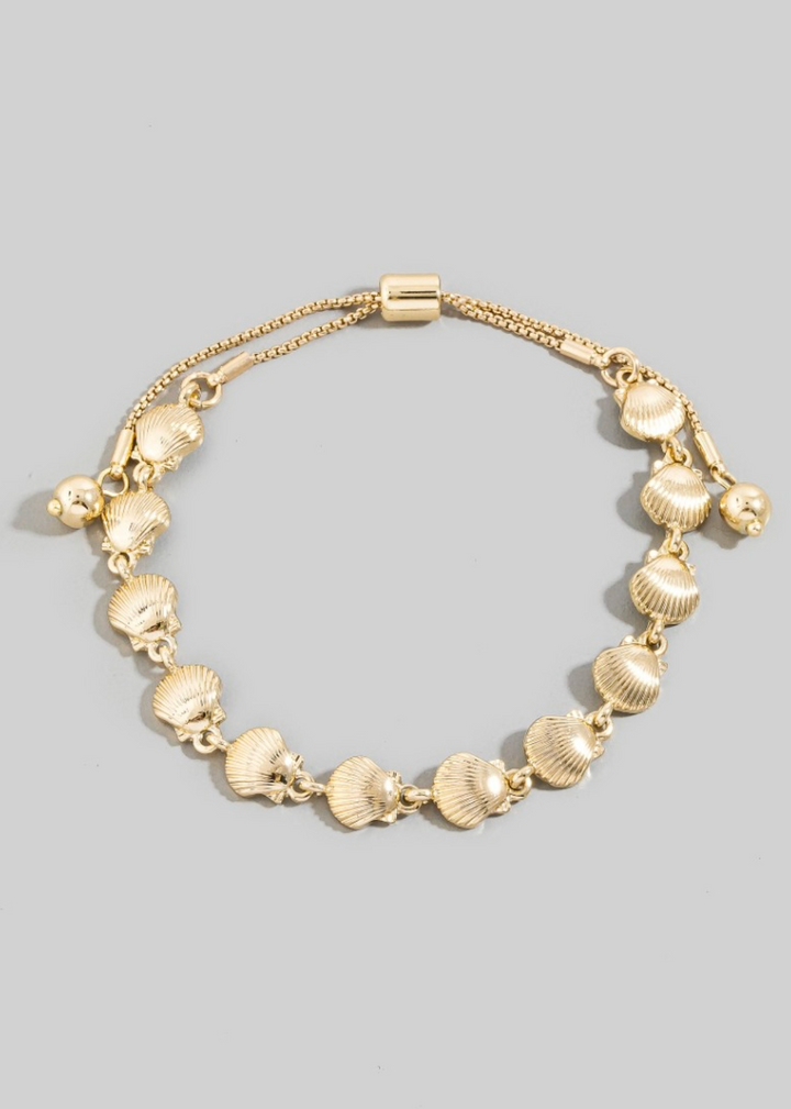 Sea Shell Link Chain Bracelet