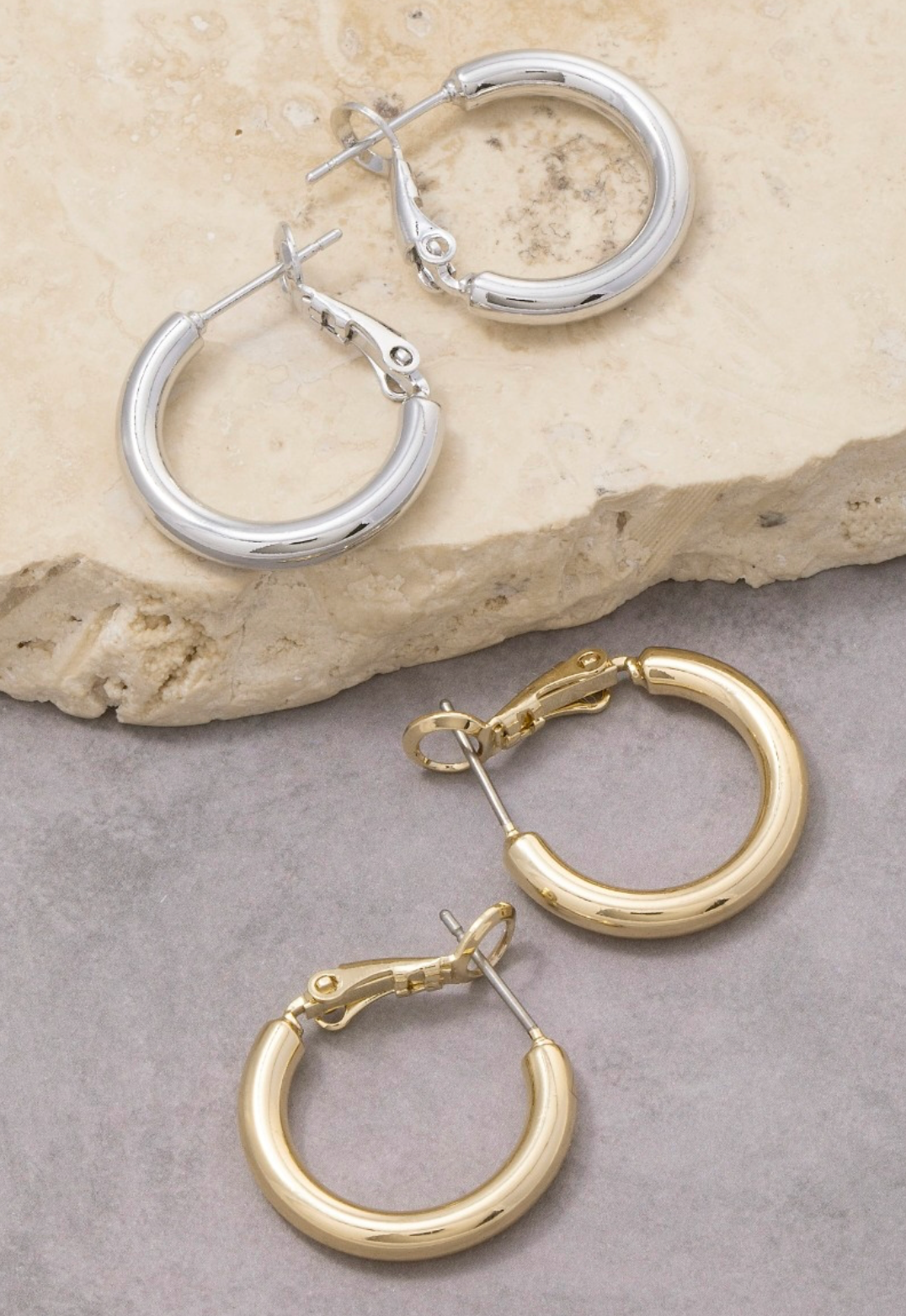 Small Latch Hoop Earring
