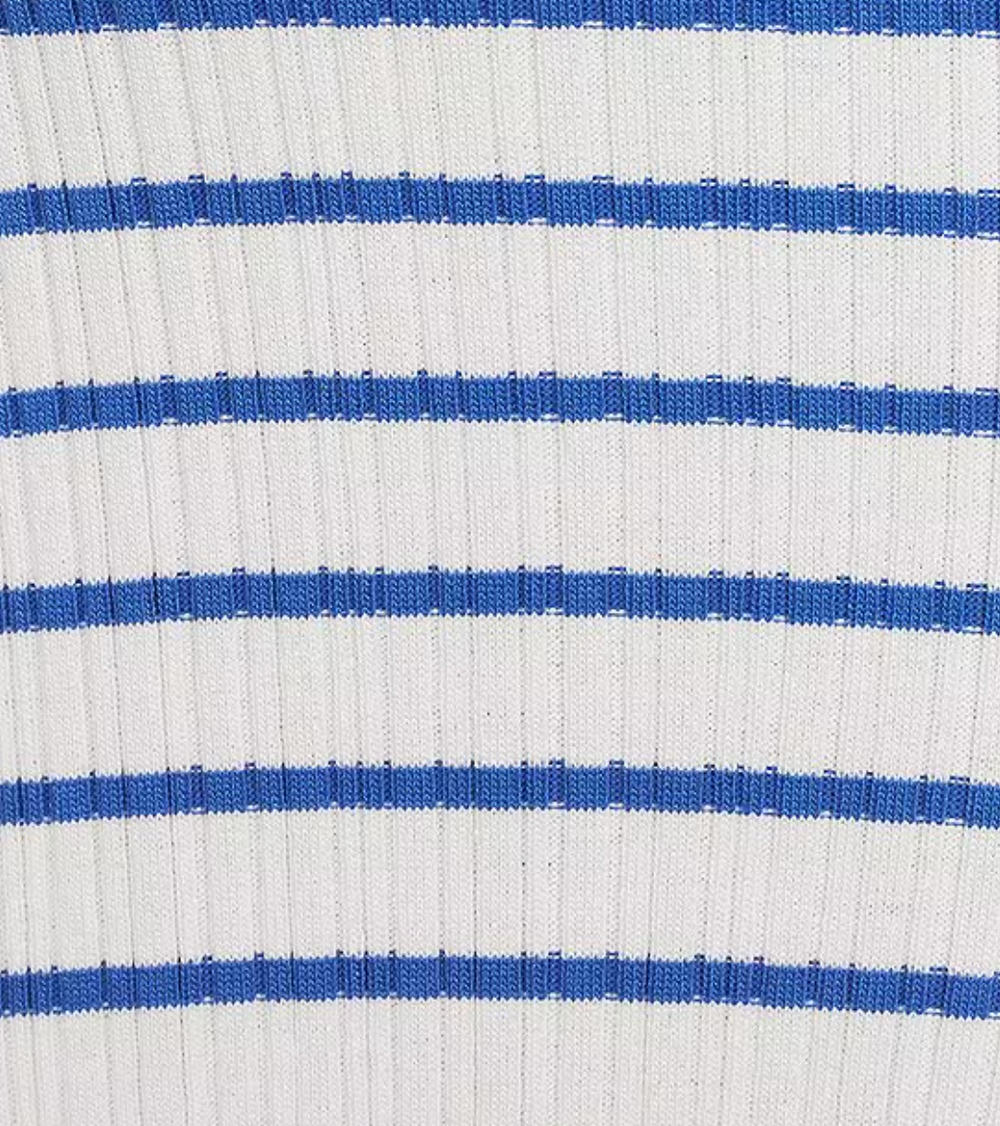 Stripe Ribbed Maxi Dress