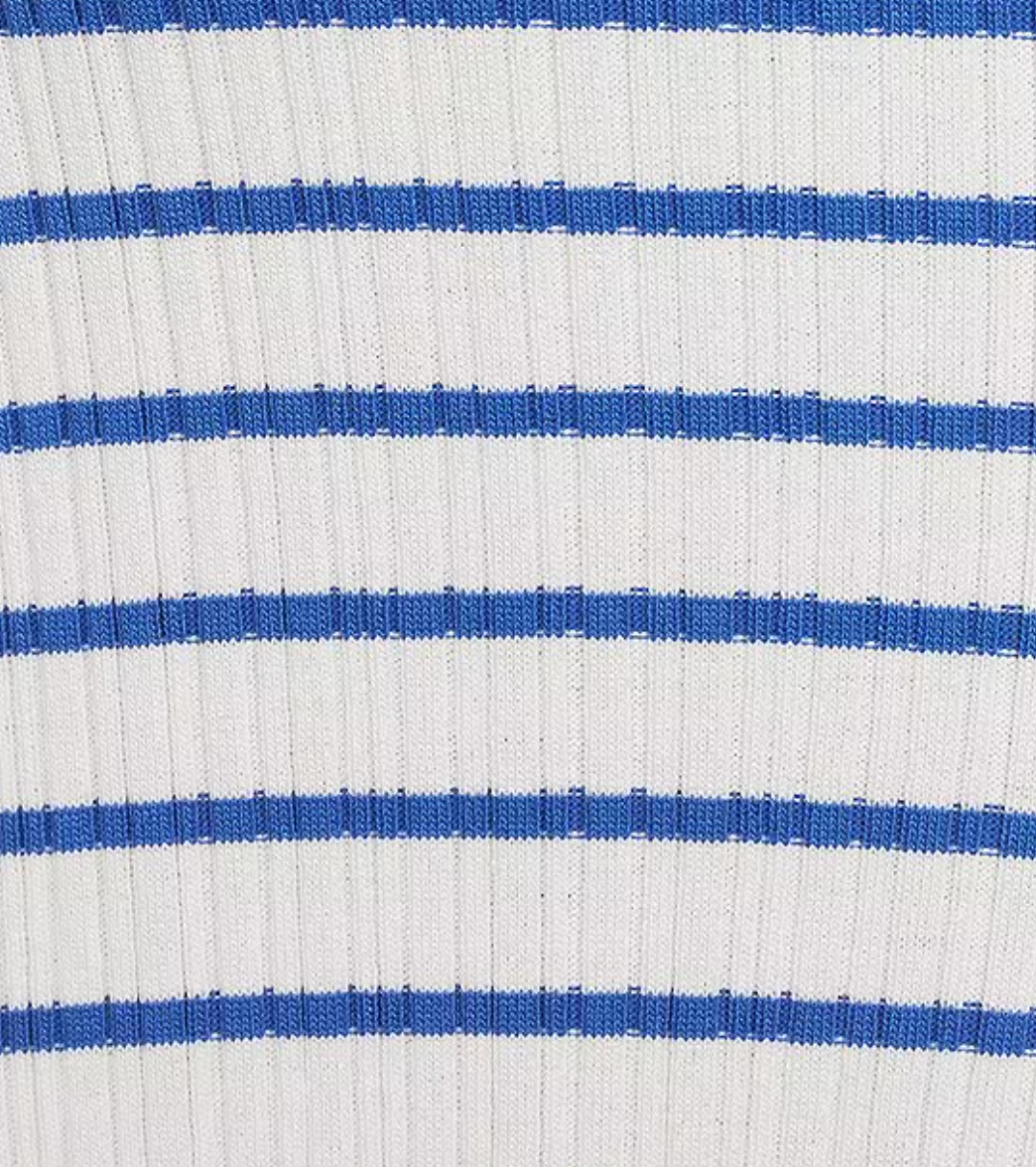 Stripe Ribbed Maxi Dress