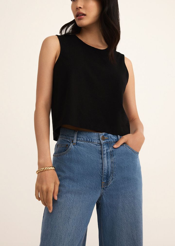 Sloane Jersey Muscle Tank Top
