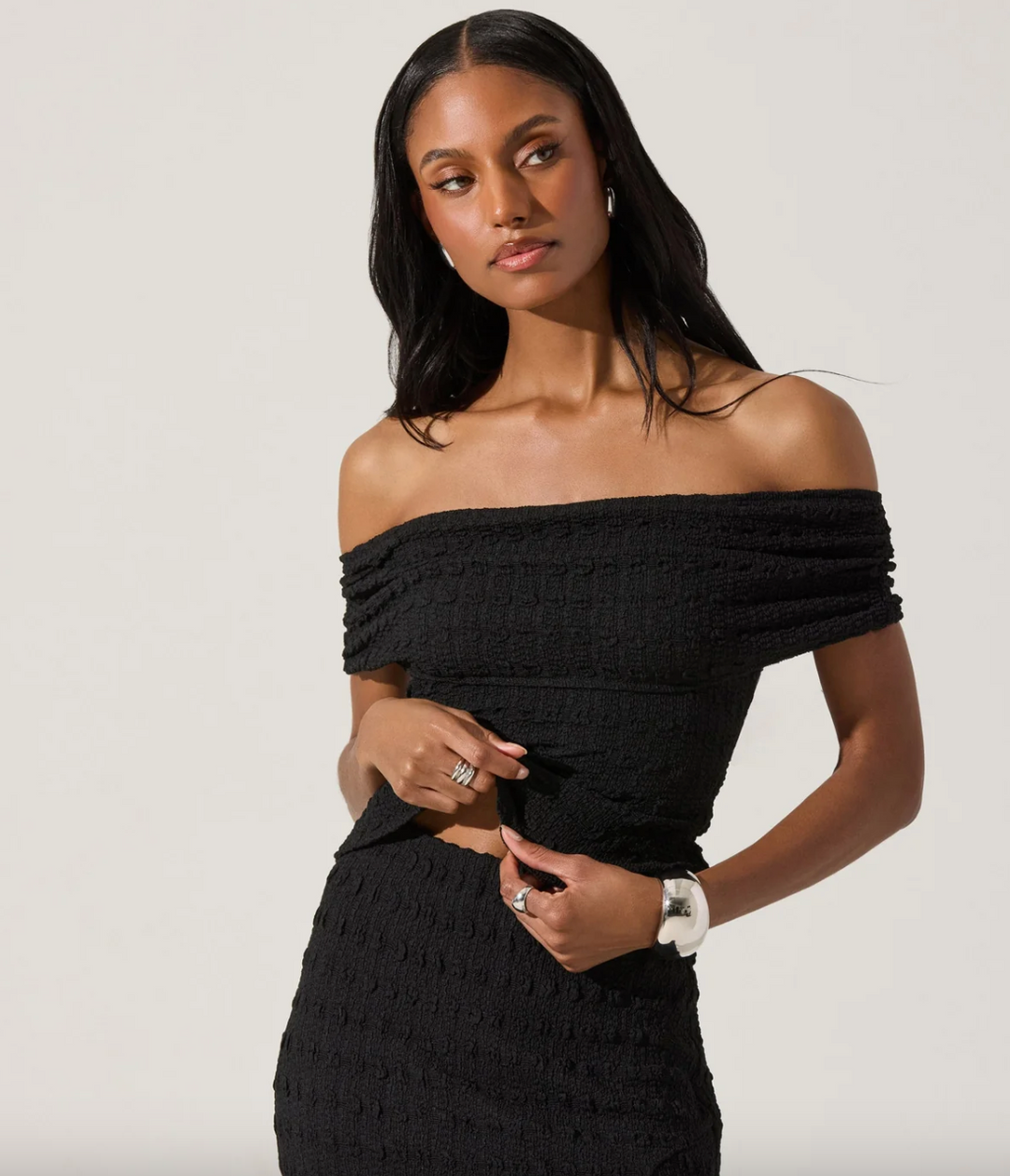 ASTR Knit Textured Top