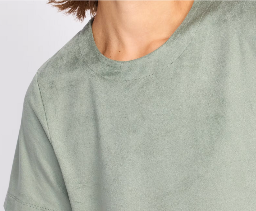 Steve Madden Ezra Top Vegan Suede Top