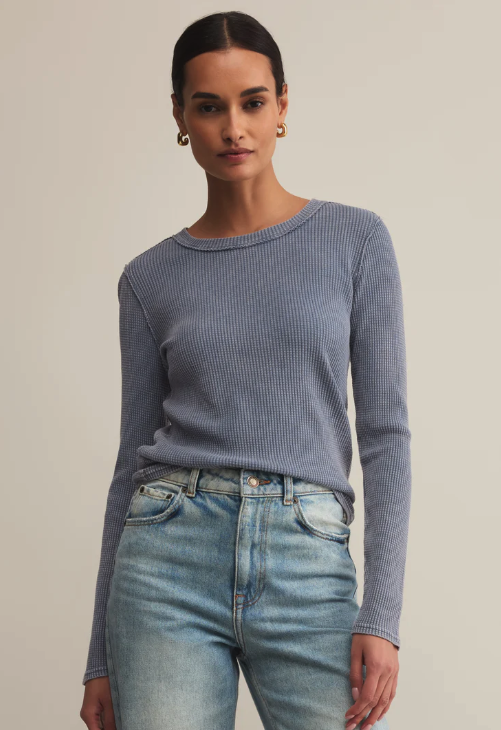 Z Supply Arlet Thermal Long Sleeve Top