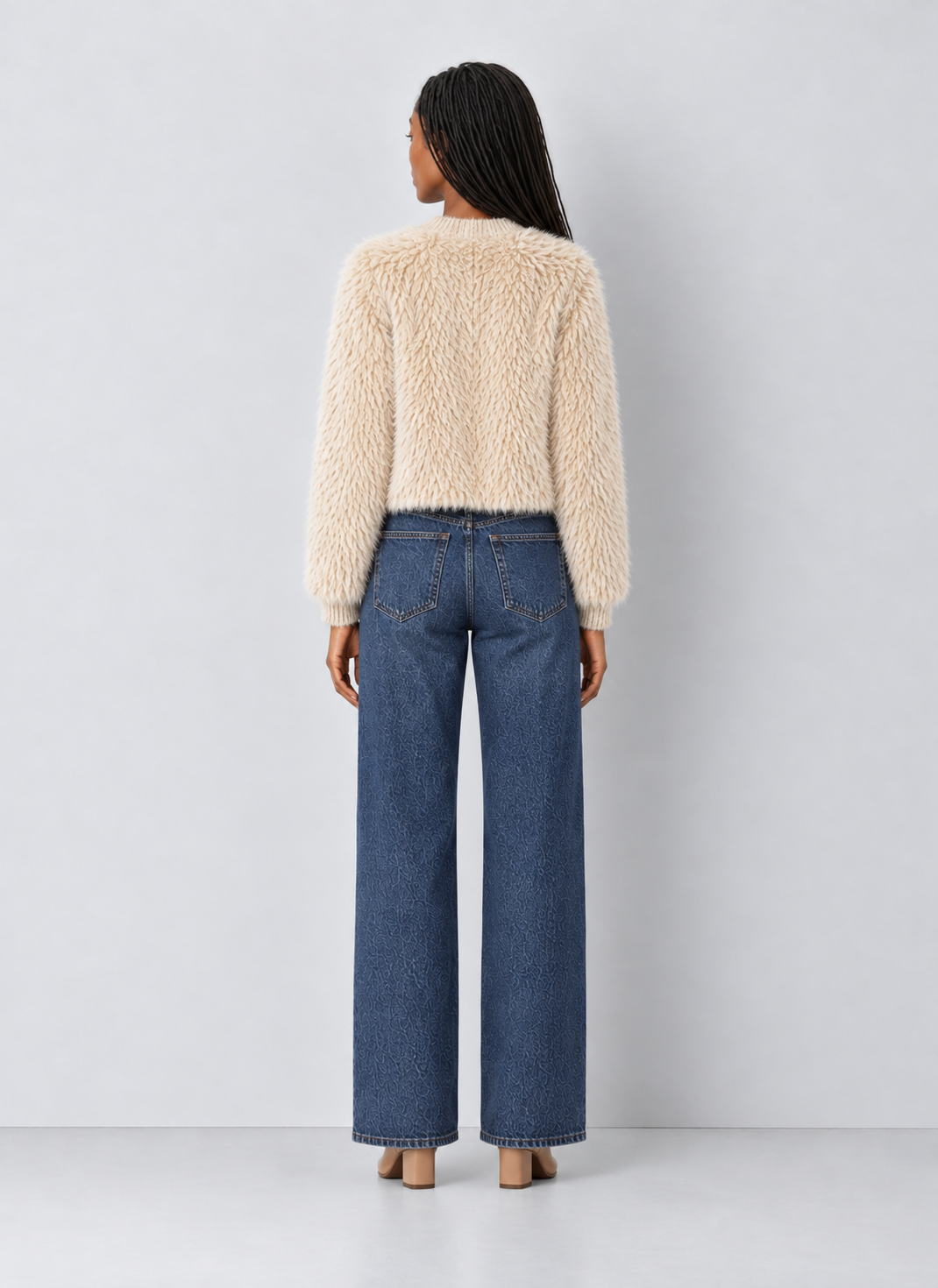 Faux Fur Cardigan
