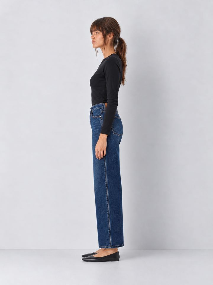 Arlo High Rise Petite Retro Wide Leg
